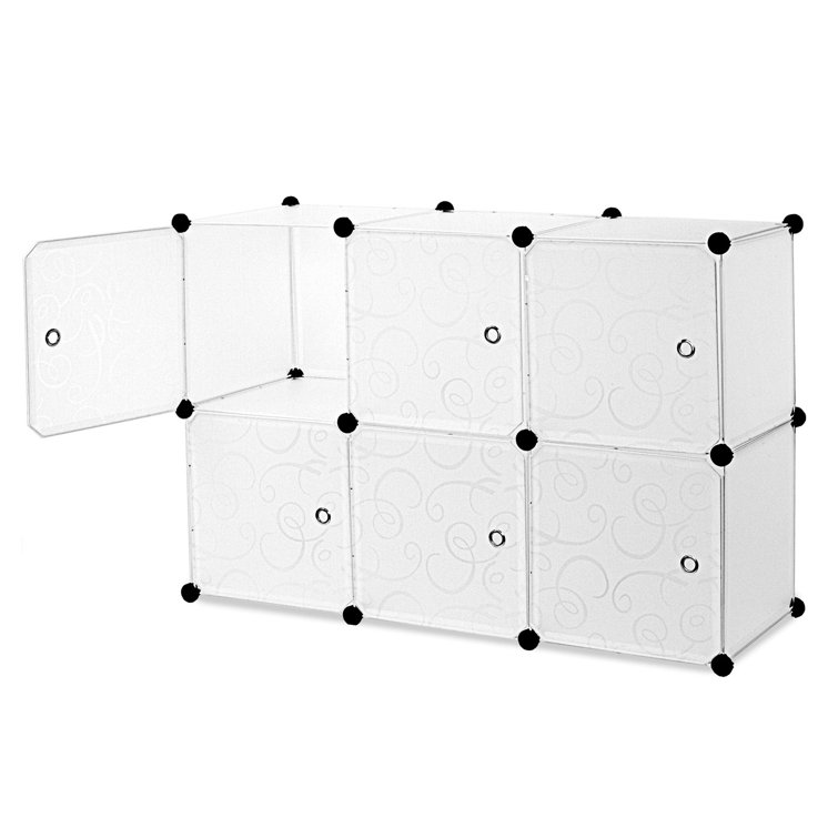 Rebrilliant Modular Storage Plastic Cube & Reviews Wayfair
